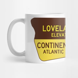 Loveland Pass Colorado Continental Divide CO Mug